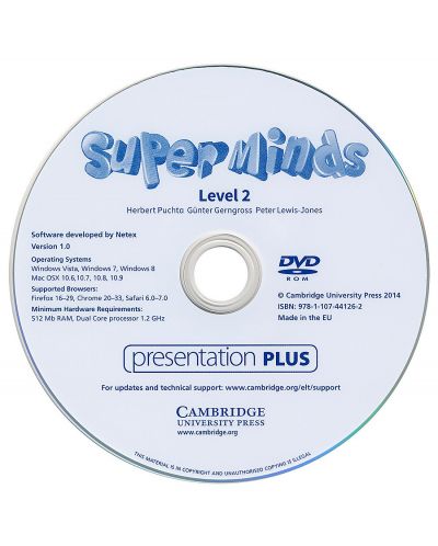 Super Minds Level 2 Presentation Plus DVD-ROM / Английски език - ниво 2: Интерактивен DVD-ROM - 2