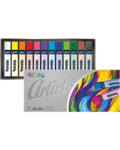 Сухи пастели Colorino Artist - 12 цвята - 1