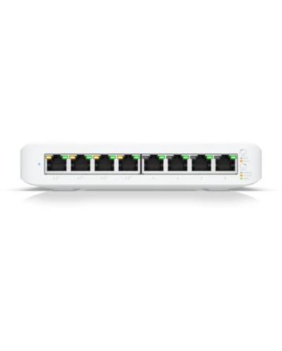 Суич Ubiquiti - Lite 8 PoE, 8 порта, бял - 3