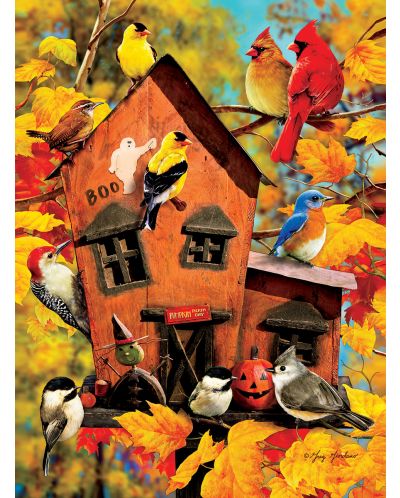 Пъзел SunsOut от 1000 части - Есенни птички, Грег Джордано - 1