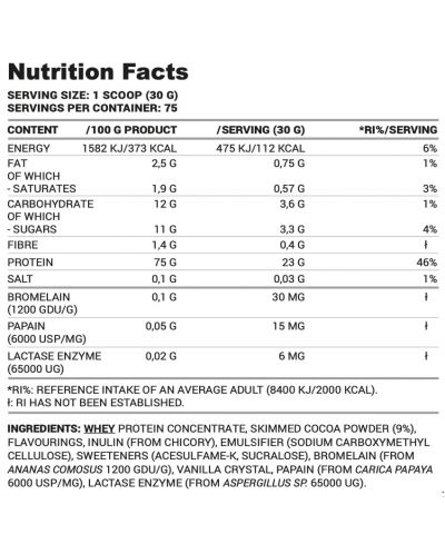 Whey Protein Powder Drink Mix, шоколад, 2270 g, Lazar Angelov Nutrition - 2