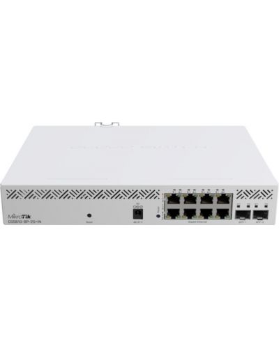 Суич Mikrotik - CSS610-8P-2S+IN, 10 порта, бял - 1