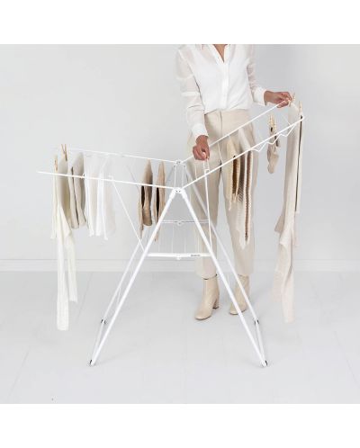 Сушилник за дрехи Brabantia - HangОn, Fresh White, 20 m - 7