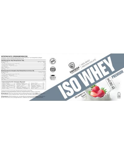 Iso Whey Premium, шоколад, 700 g, Swedish Supplements - 2
