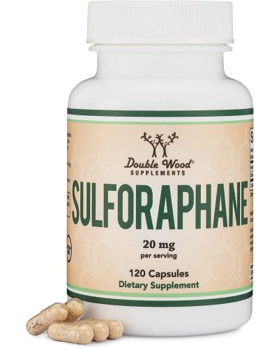 Sulforaphane, 120 капсули, Double Wood - 4