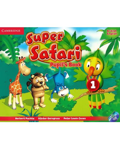 Super Safari 1 Pupil's Book / Английски език - ниво 1: Учебник + DVD-ROM - 1