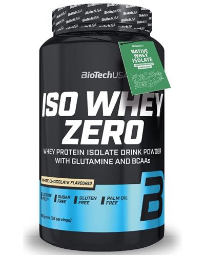 Iso Whey Zero, ванилия и канела, 908 g, BioTech USA - 1