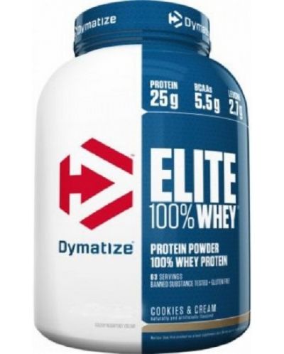 Elite 100% Whey, cookies and cream, 2170 g, Dymatize - 1