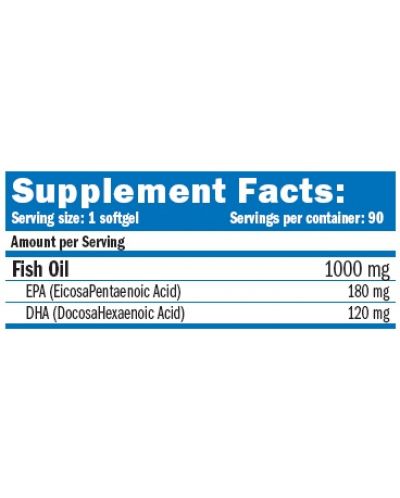 Super Omega 3 Fish Oil, 90 капсули, Amix - 2