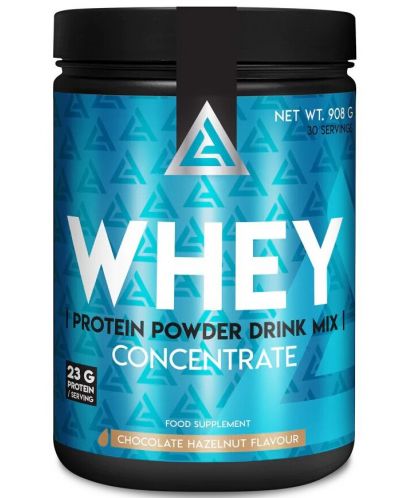 Whey Protein Concentrate, шоколад с лешник, 908 g, Lazar Angelov Nutrition - 1