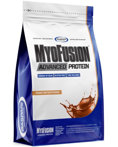 MyoFusion Advanced, фъстъчено масло, 500 g, Gaspari Nutrition - 1