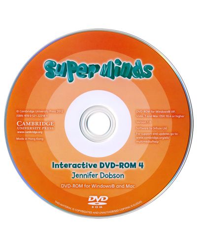 Super Minds 4: Английски език - ниво A1 + DVD-ROM - 2