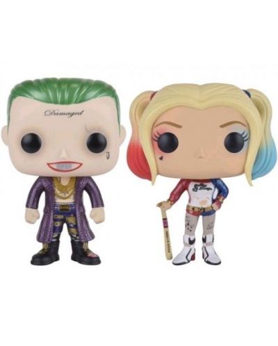 Комплект фигури Funko Pop! Heroes: Suicide Squad - Joker &amp; Harley Quinn, (2 Pack)