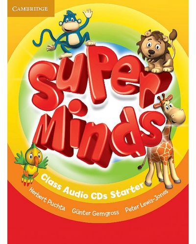Super Minds Starter Class Audio CDs / Английски език - ниво Starter: 2 аудиодиска - 1