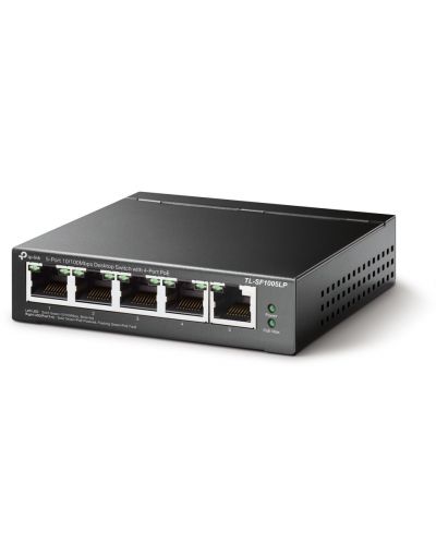 Суич TP-Link - TL-SF1005LP, 5 порта, черен - 1