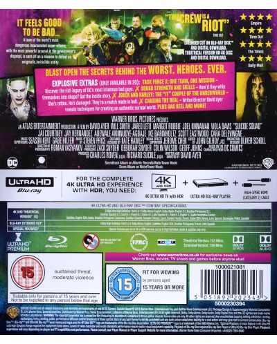 Suicide Squad (4K UHD + Blu-Ray) - 2
