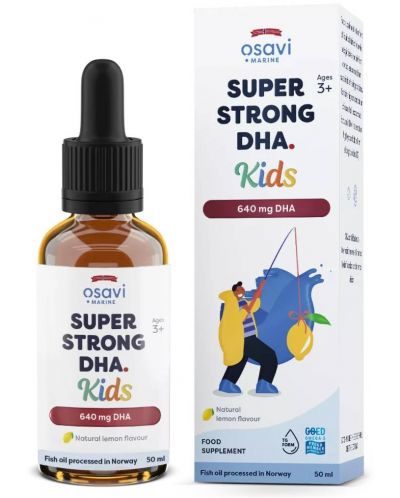 Super Strong DHA Kids, 640 mg, 50 ml, Osavi - 1