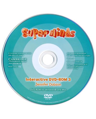 Super Minds 3: Английски език - ниво A1 + DVD-ROM - 2