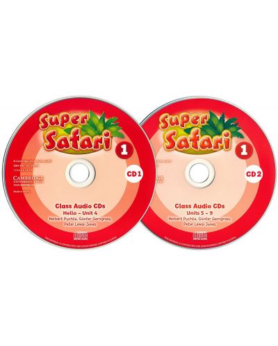 Super Safari Level 1 Class Audio CDs (2) / Английски език - ниво 1: 2 аудиодиска - 2