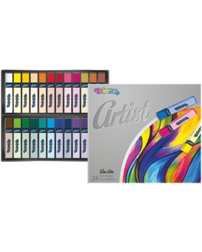 Сухи пастели Colorino Artist - 24 цвята - 1
