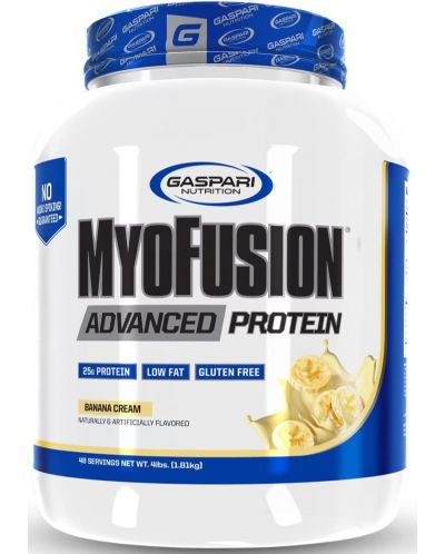 MyoFusion Advanced, банан, 1.81 kg, Gaspari Nutrition - 1