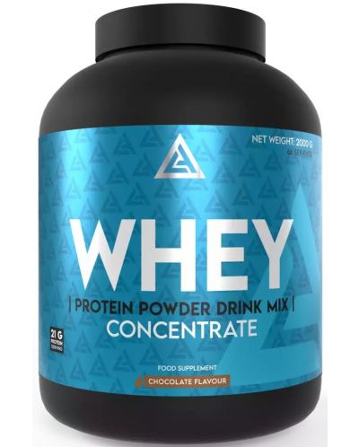 Whey Protein Concentrate, шоколад, 2000 g, Lazar Angelov Nutrition - 1