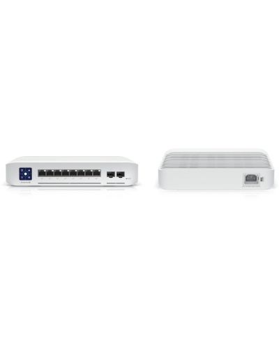 Суич Ubiquiti - USW Enterprise 8 PoE, 10 порта, бял - 5