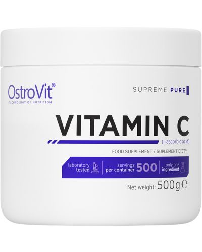 Vitamin C Powder, 500 g, OstroVit - 1