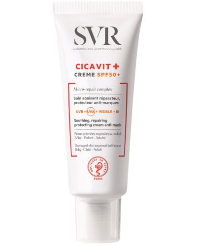 SVR Cicavit+ Крем за лице и тяло, SPF 50, 100 ml - 1