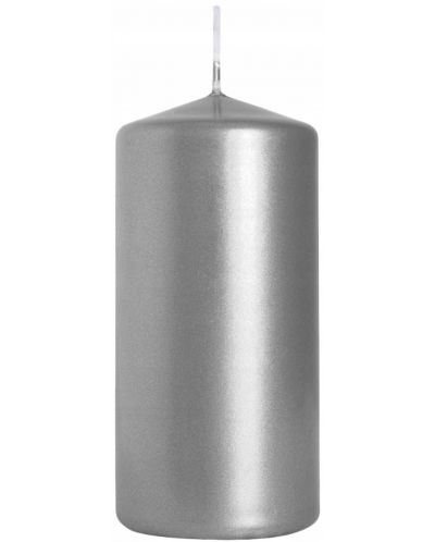 Свещ Bispol Aura - Сребриста, 150 g - 1