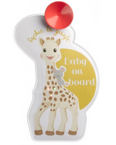 Светещ знак Sophie la Girafe - Бебе в колата