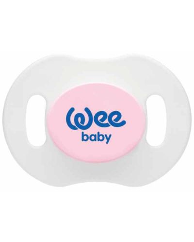 Светеща залъгалка Wee Baby - Розова, 0-6 месеца - 1