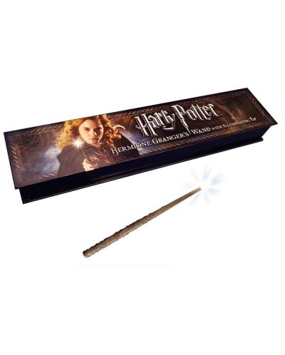 Магическа пръчка The Noble Collection Movies: Harry Potter - Hermione Granger (светеща), 38 cm - 2