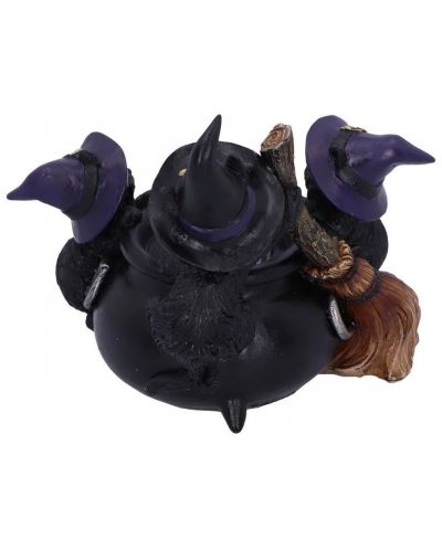 Свещник Nemesis Now Adult: Gothic - Familiar Cauldron, 12 cm - 3