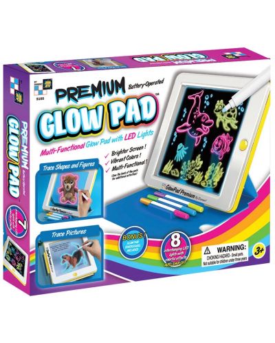 Светеща дъска за оцветяване AM-AV - Premium Glow Pad - 2
