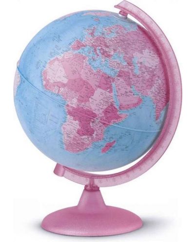 Светещ глобус Nova Rico - Розов свят, 25 cm., EN - 1