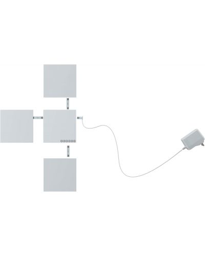 Светлинни панели Nanoleaf - Canvas Starter, 4 броя, бели - 2