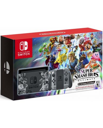 Nintendo Switch Console Super Smash Bros. Ultimate Edition bundle (разопакован) - 1