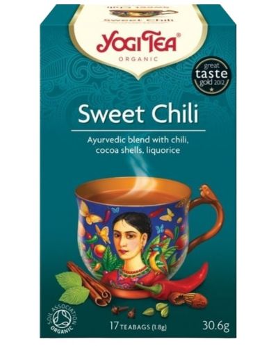 Sweet Chili Аюрведичен чай, 17 пакетчета, Yogi Tea - 1