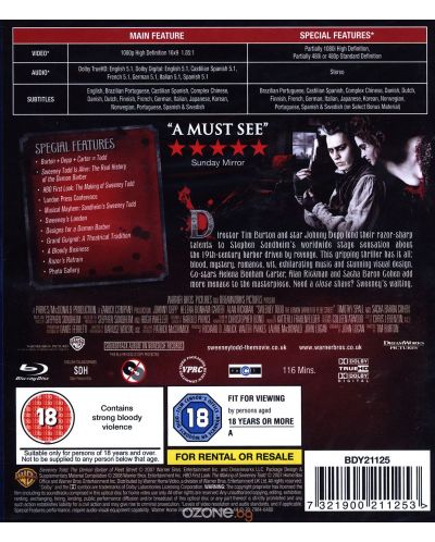Sweeney Todd: The Demon Barber of Fleet Street (Blu-Ray) - 2