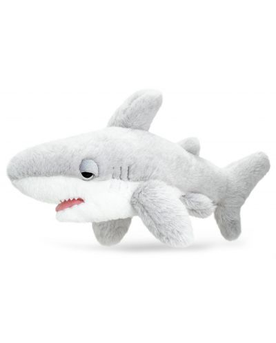 Плюшена играчка Keel Toys - Бяла акула, 35 cm - 1