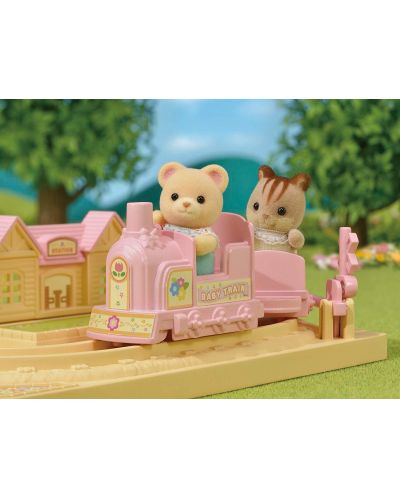 Комплект фигурки Sylvanian Families The crib - Детско влакче - 6