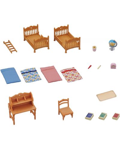 Комплект фигурки Sylvanian Families - Обзавеждане за детска стая, над 15 части - 3