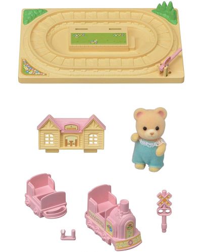 Комплект фигурки Sylvanian Families The crib - Детско влакче - 3