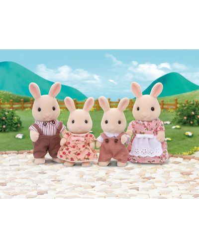 Комплект фигурки Sylvanian Families - Семейство зайчета, Milk - 3