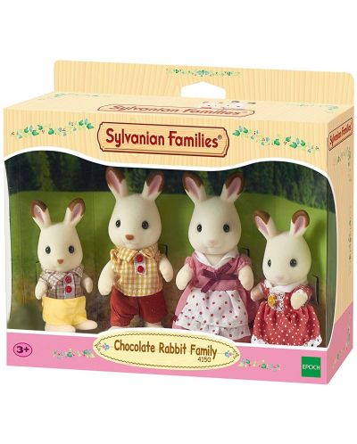 Комплект фигурки Sylvanian Families - Семейство зайчета, Chocolate - 1