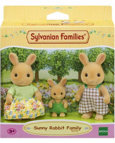 Комплект фигурки Sylvanian Families - Семейство зайчета, Sunny - 1