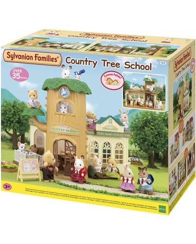 Комплект фигурки Sylvanian Families Baby &amp; Child - Дървесно училище