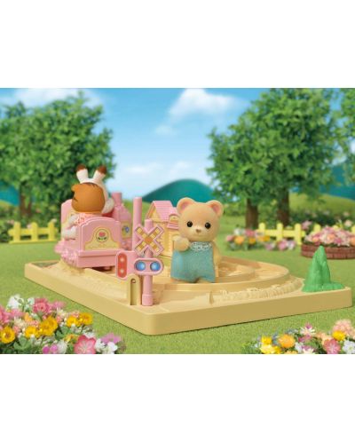 Комплект фигурки Sylvanian Families The crib - Детско влакче - 5