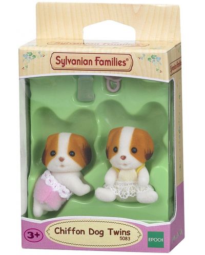 Комплект фигурки Sylvanian Families - Кученца близнаци, Chiffon - 1
